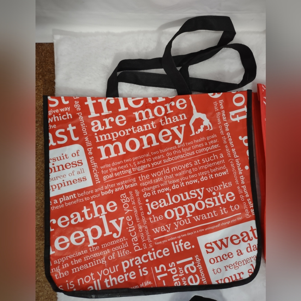 Lululemon Bundle Of 4 Reusable Totes - 2 Small - … - image 2